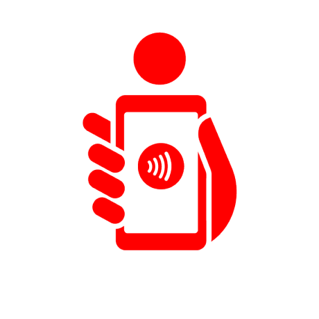 znak mobilní aplikace pro platbu mobilem