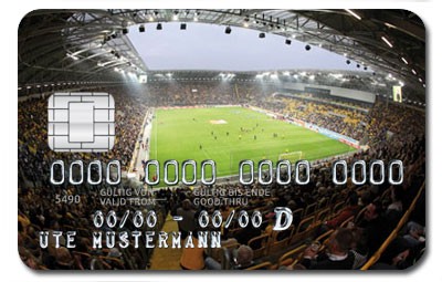 Kartenmotiv Dynamo Dresden Stadion